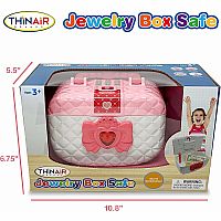  Jewelry Box Safe with Light and Sound, Includes Play Bills & Coins, Money Bank, Ages 3+