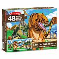 Land of Dinosaurs Floor Puzzle 48pc