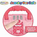  Jewelry Box Safe with Light and Sound, Includes Play Bills & Coins, Money Bank, Ages 3+