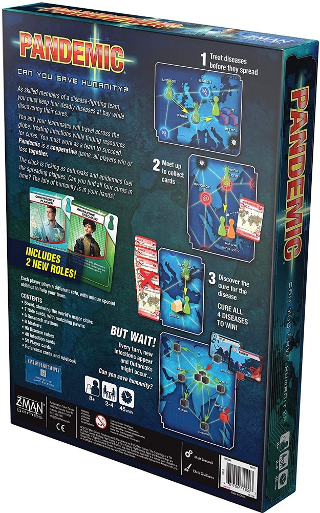 Pandemic Board Game Building Blocks