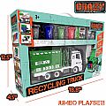 Crazy Trucks Recycling Garbage Truck Jumbo Playset with Lights & Sounds
