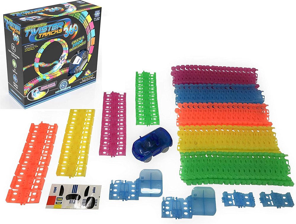 Twister Tracks 360 Glow in the Dark Track with Emergency Vehicle