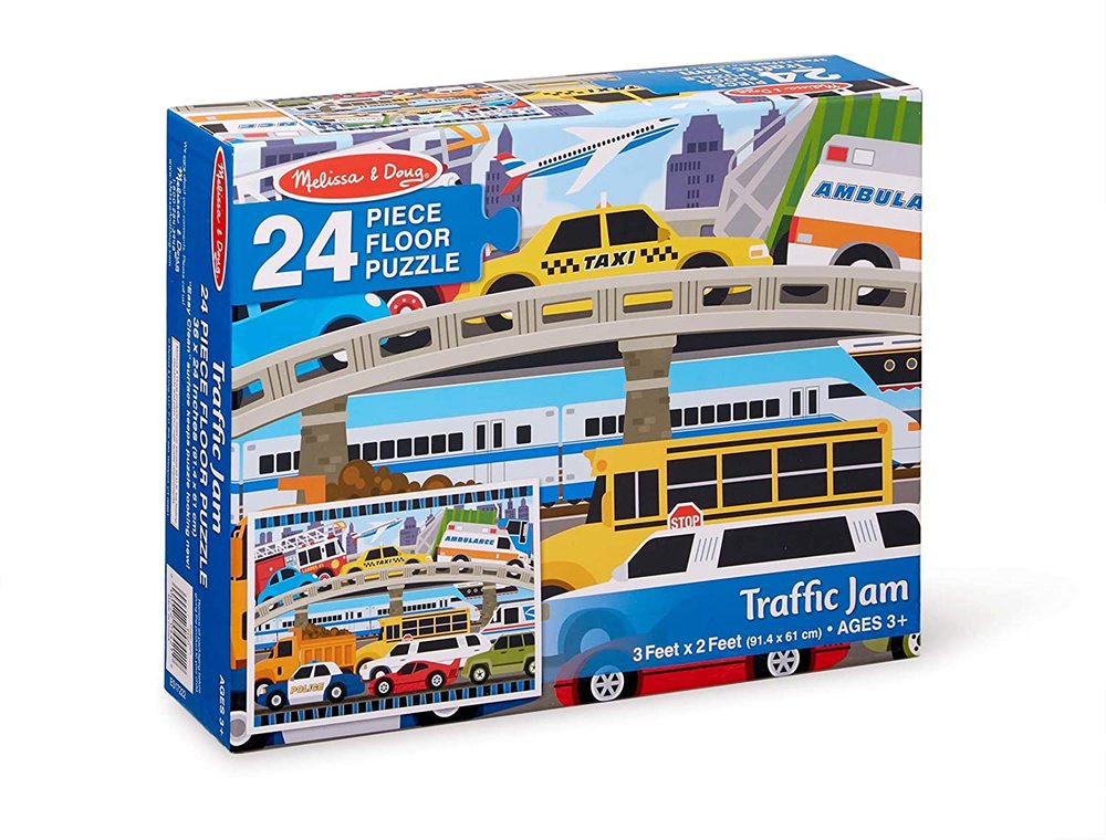 Melissa and doug traffic jam puzzle hotsell