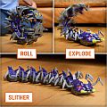 HEX BOTS Explodapede Robotic Centipede Remote Control Toy