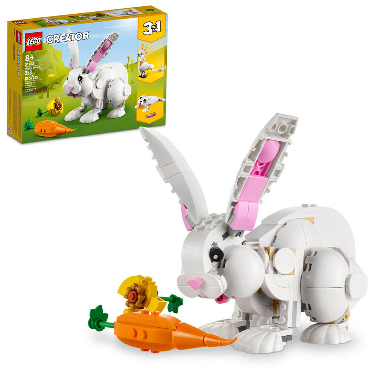 31133 LEGO Creator 3 in1 White Rabbit Building Toy Set - Building Blocks