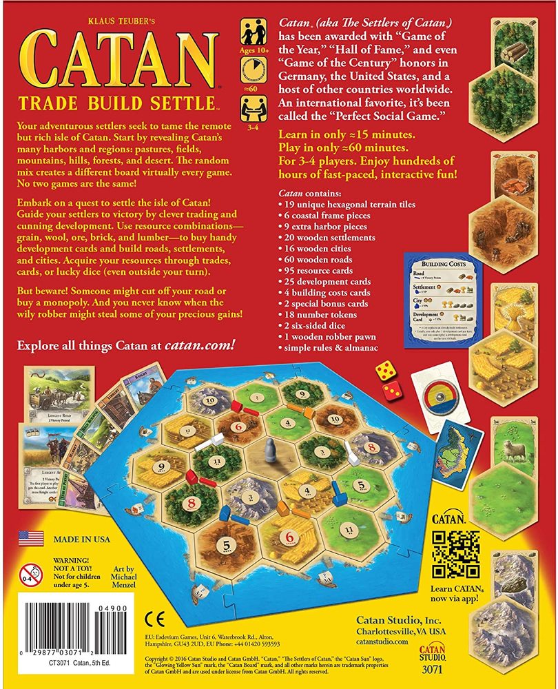 Catan Ages 10+ - Building Blocks