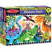 Dinosaur Dawn Floor Puzzle 24 pc