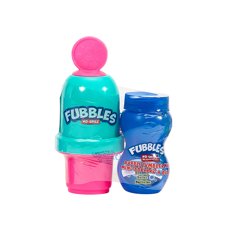 Fubbles No-Spill Mini Bubble Tumbler - Building Blocks