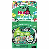 Crazy Aaron's Thinking Putty Hide Inside Jumbled Jungle Made in the USA