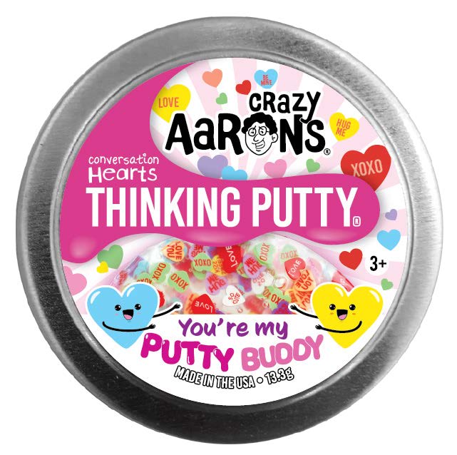 Crazy Aarons Valentines Thinking Putty Set of 3 stretchy stim
