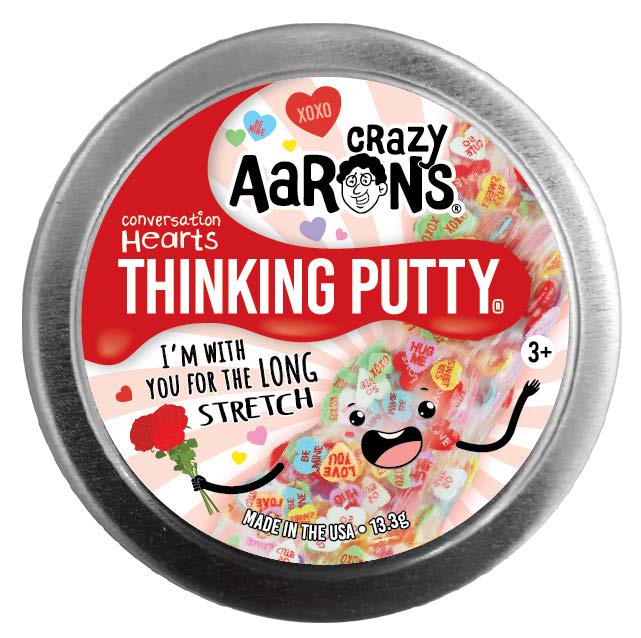 Crazy Aarons Valentines Thinking Putty Set of 3 stretchy stim