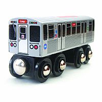 CTA Orange Line Wooden Train