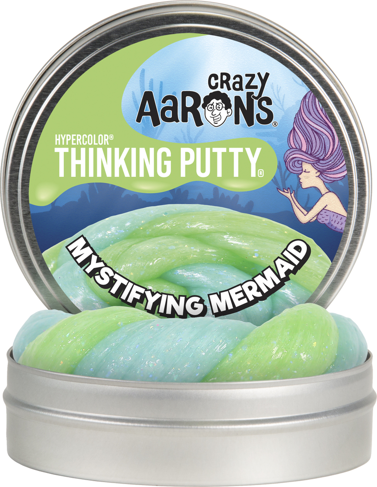 Crazy Aaron s Thinking Putty Mystifying Mermaid Building Blocks