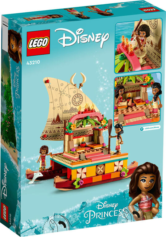 43210 LEGO Disney Moana s Wayfinding Boat Building Toy Set