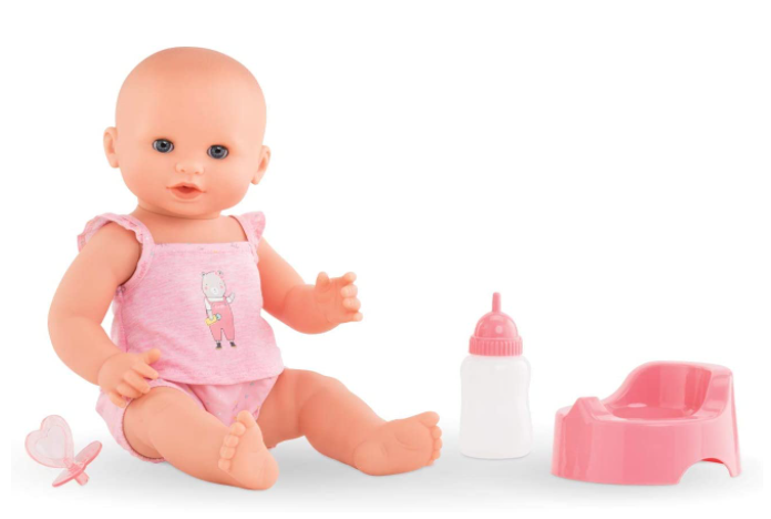 Corolle Drink and Wet Bath Baby with Bottle and Potty - Building