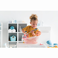 Corolle Drink and Wet Bath Baby with Bottle and Potty 