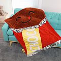 Chocolate Bar Super Soft Snuggly Blanket