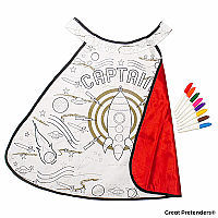 Color A Cape Red Rocket Man