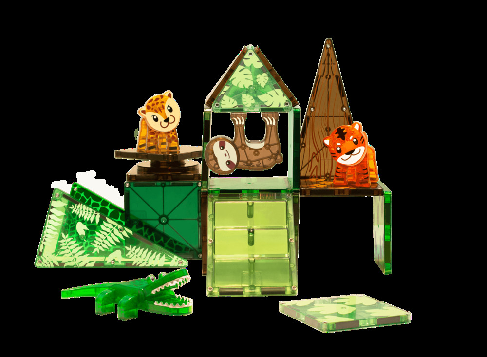 Magnatiles Magna-Tiles Jungle Animals 25 piece set - Building Blocks