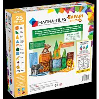 Magnatiles Magna-Tiles Safari Animals 25pc Set