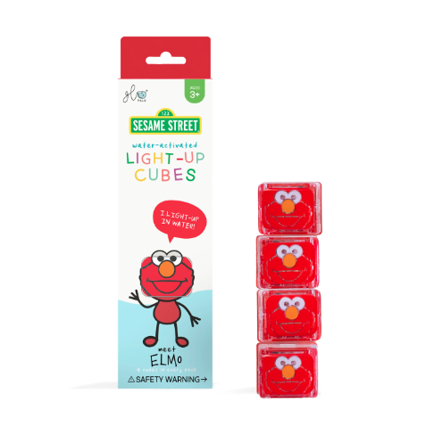 GLO PALS x SESAME STREET CUBES ELMO Building Blocks