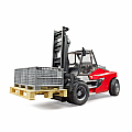 Linde HTI60 Fork Lift w pallet and 3 cargo cages