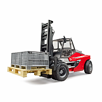 Linde HTI60 Fork Lift w pallet and 3 cargo cages