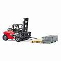 Linde HTI60 Fork Lift w pallet and 3 cargo cages