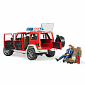 Jeep Rubicon fire vehicle w fireman