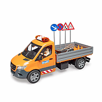 MB Sprinter Municipal w/ Light & Sound, Worker + Accessories