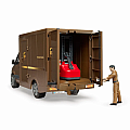 Bruder 2678 MB Sprinter UPS w driver and accessories Ages 4+