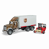 MACK Granite UPS logistcs truck w forklift