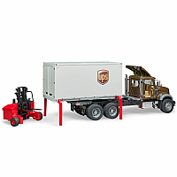 MACK Granite UPS logistcs truck w forklift