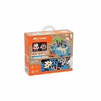 MARIOINEX MINI WAFFLE ADVENTURE - TREASURE ISLAND - 148 PCS