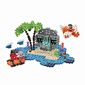 MARIOINEX MINI WAFFLE ADVENTURE - TREASURE ISLAND - 148 PCS