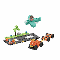 MARIOINEX MINI WAFFLE CITY - AIR SHOW - 148 PCS