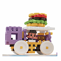 MARIOINEX MINI WAFFLE CITY - FOOD TRUCK - 148 PCS