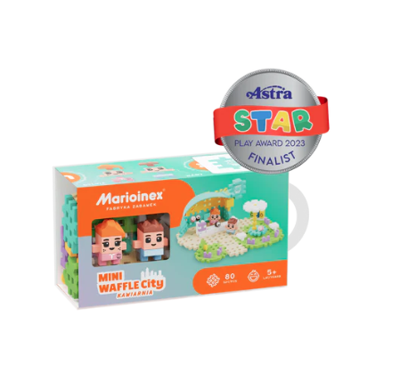 MARIOINEX MINI WAFFLE CITY CAFE 80 PCS Building Blocks