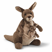 Jirra Kangaroo Plush with Baby - GUND - 10in