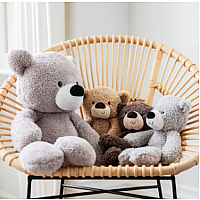 Fuzzy Brown Bear 13.5 in - GUND Plush