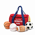 My First Sports Bag Playset, 8 in - Gund Plush