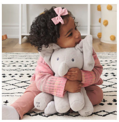 GUND Flappy Plush Rattle – 12,7 Cm (5") Weicher Elefant Mit Rassel, Für Babys