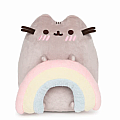 Pusheen with Rainbow, 9.5 in - GUND Plush