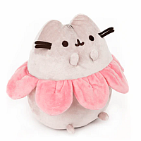 Pusheen Pink Flower Petals, 9.5 in - Gund Plush