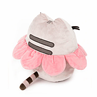 Pusheen Pink Flower Petals, 9.5 in - Gund Plush