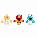 People in Your Neighborhood Finger Puppets Set of 3, 3 in - Sesame Street