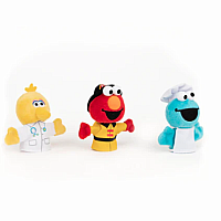 People in Your Neighborhood Finger Puppets Set of 3, 3 in - Sesame Street