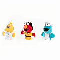 People in Your Neighborhood Finger Puppets Set of 3, 3 in - Sesame Street