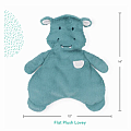 Oh So Snuggly Hippo Lovey, 14 in - Gund Plush
