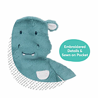 Oh So Snuggly Hippo Lovey, 14 in - Gund Plush